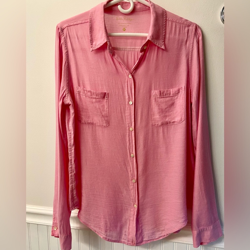 Lilly Pulitzer Pink Blouse